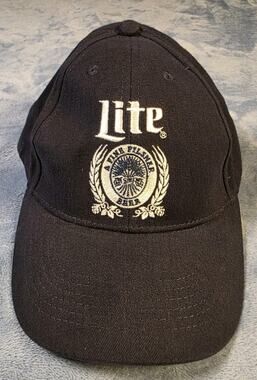 Miller Lite Beer Logo Black Snapback Hat ACME Premium Wear Adjustable Cap